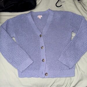 Cat & Jack Lavender Button-Up Cardigan